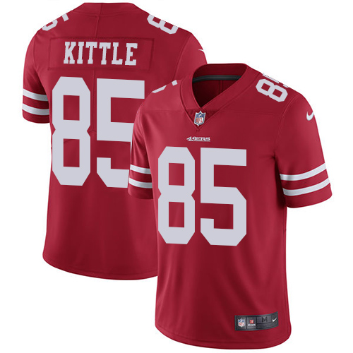 San Francisco 49ers Limited Red Men George Kittle Home NFL Jersey 85 Vapor Untouchable